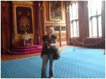 Me in the throne room captivated by the splendour and I am not joking here. 
